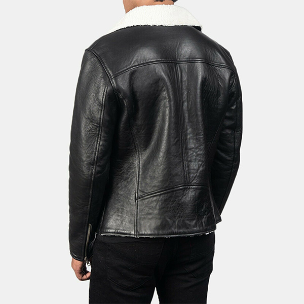 Alberto-White-Shearling-Black-Leather-Jacket3