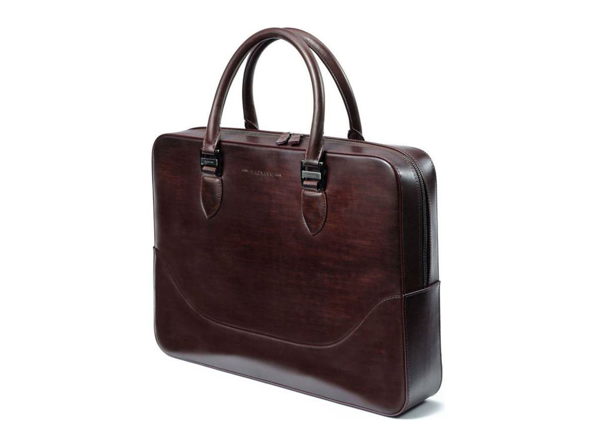 Limited edition leather brown bag